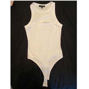 Nanamacs ribbed cut-out bodysuit